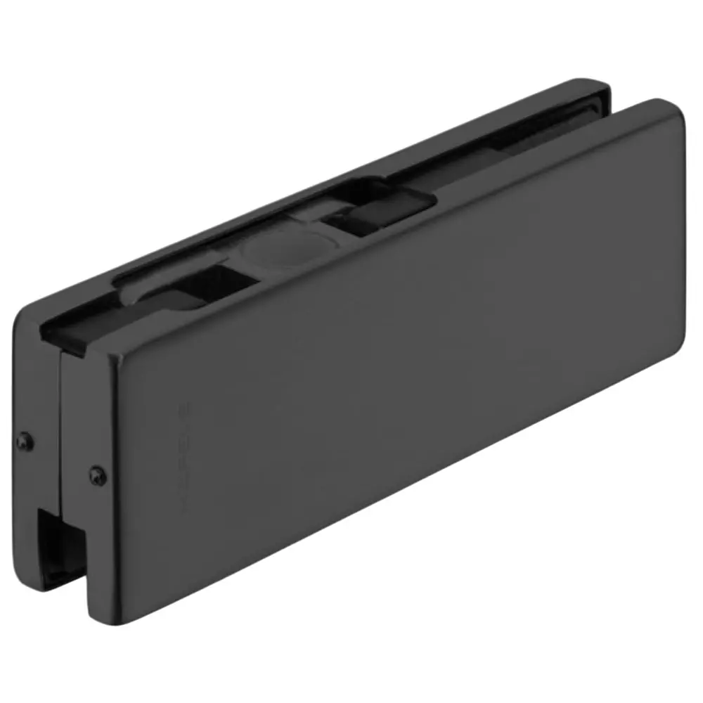 Hettich Top Patch HGF 200 Stainless Steel Finish 304 Black Finish 8-12 mm Glass Thickness, 9251403