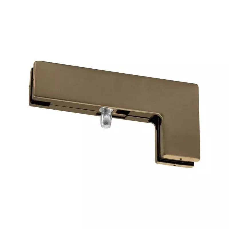 OZONE Over Panel Side Panel Connecting Patch with Pivot Aluminium Alloy Base High Grade SS 304 Cover Tan Brass Finish, OPF-1 STD TAN BRASS