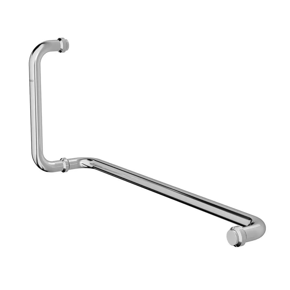 Aido XL-C 8033A Polished Chrome Towel Rod with small Handle (457x152x19 mm)