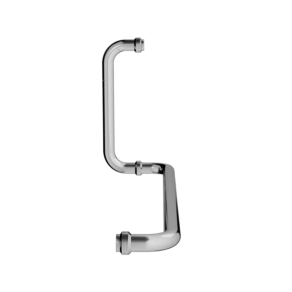 Aido XL-C 8033A Polished Chrome Towel Rod with small Handle (457x152x19 mm)
