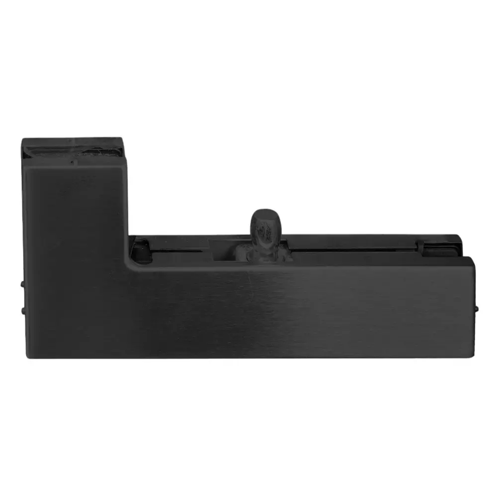 Hettich Overpanel Side Patch HGF 400 Stainless Steel Finish 304 Black Finish 8-12 mm Glass Thickness, 9251409