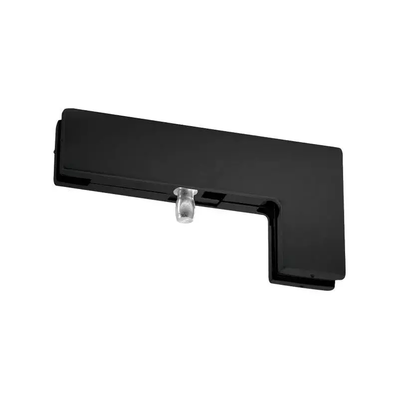 OZONE Over Panel Side Panel Connecting Patch with Pivot Aluminium Alloy Base High Grade SS 304 Cover Black Matt Finish, OPF-1 STD BM