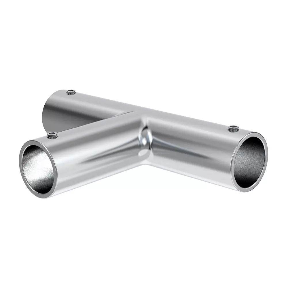 AIDO XL-C 5022A Polished Chrome "T" Connector Shower Accessory