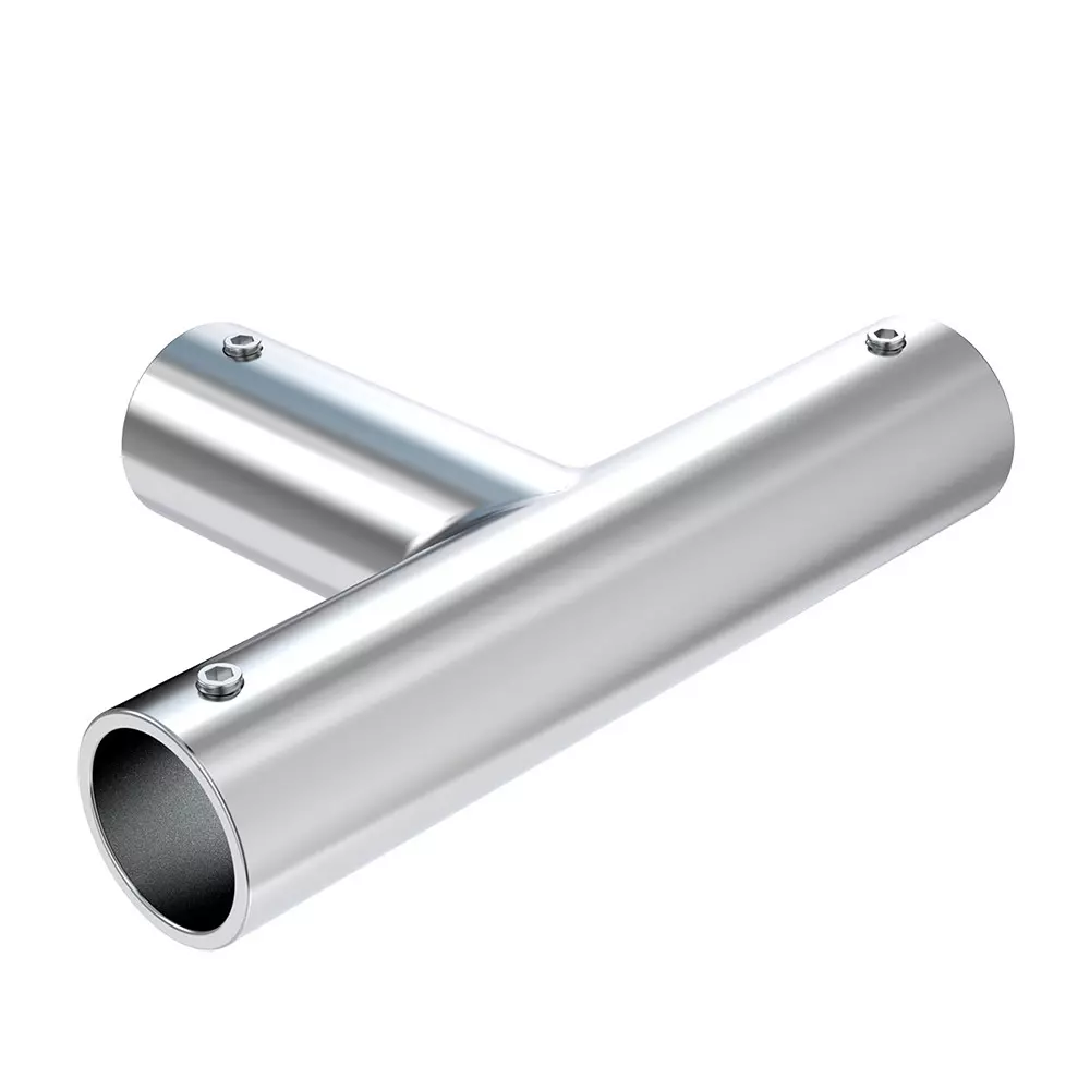 AIDO XL-C 5022A Polished Chrome "T" Connector Shower Accessory