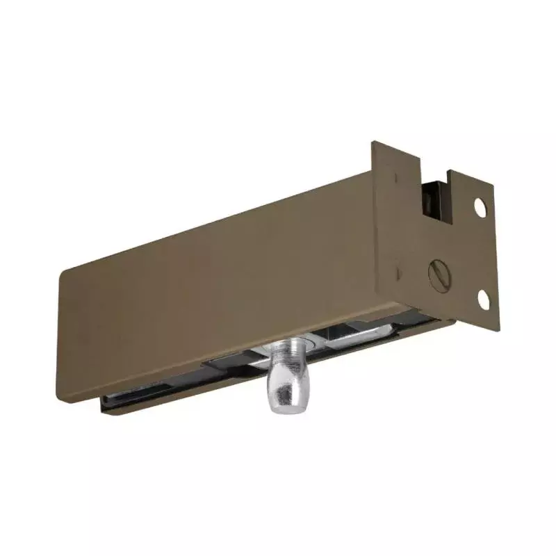 OZONE Wall Mounted Over Panel Patch with Pivot Aluminium Alloy Base SS304 Cover Tan Brass Finish, OPF-4 STD TAN BRASS