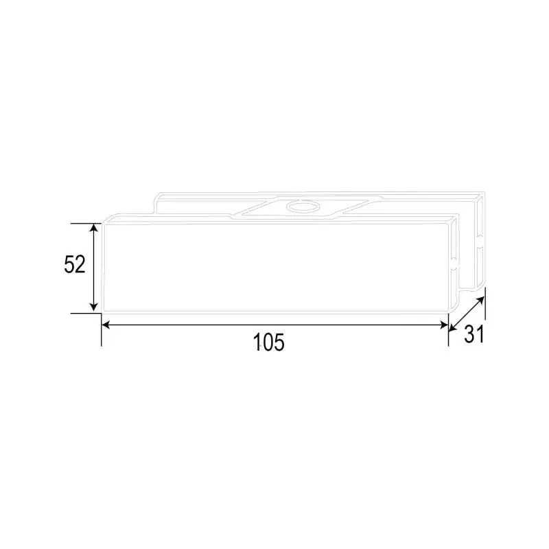 ozone-glass-to-glass-connecting-patch-aluminium-alloy-wooden-finish-opf-650-std-wd