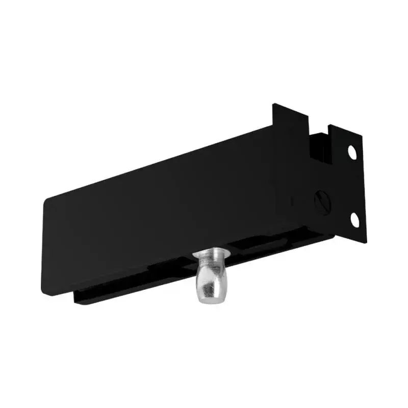 OZONE Wall Mounted Over Panel Patch with Pivot Aluminium Alloy Base SS304 Cover Black Matt Finish, OPF-4 STD BM