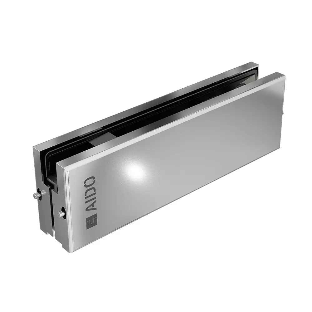 AIDO XL-C 4013 Polished Chrome Finish Bottom Patch Glass Door Accessory