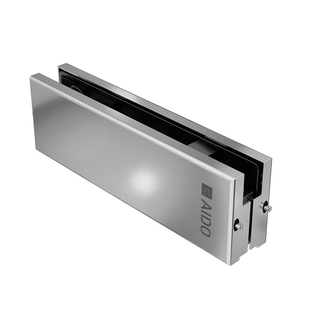 AIDO XL-C 4013 Polished Chrome Finish Bottom Patch Glass Door Accessory