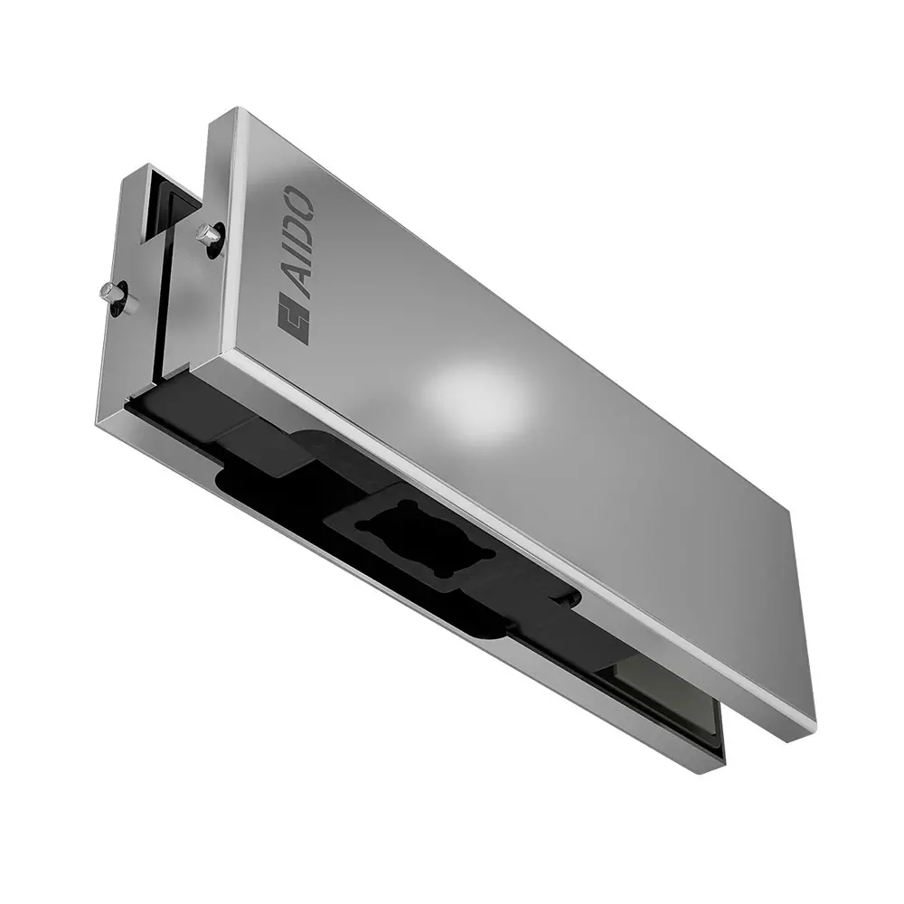 AIDO XL-C 4013 Polished Chrome Finish Bottom Patch Glass Door Accessory
