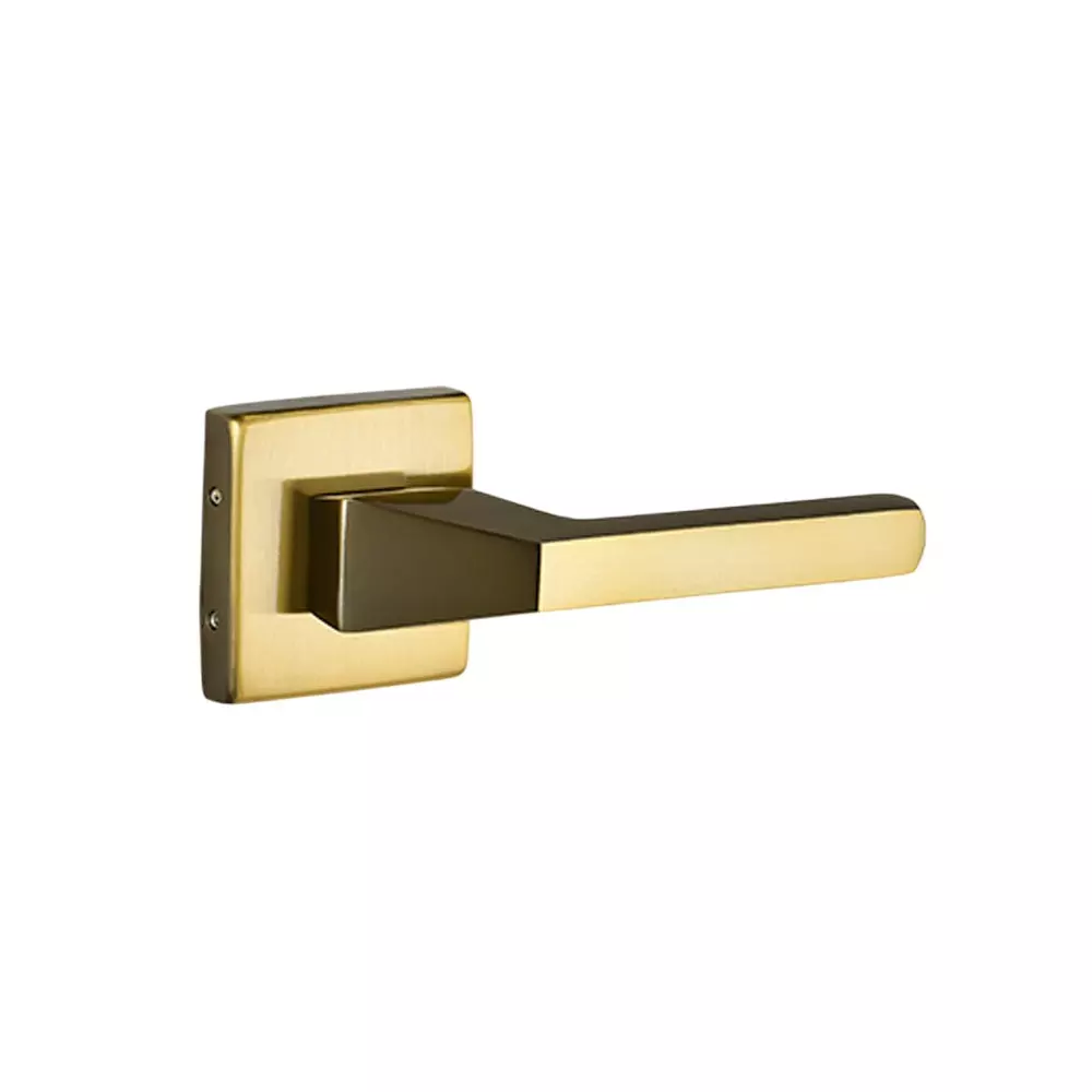 Link Vivid Rose Door Handle Both Side Key Antique Finish