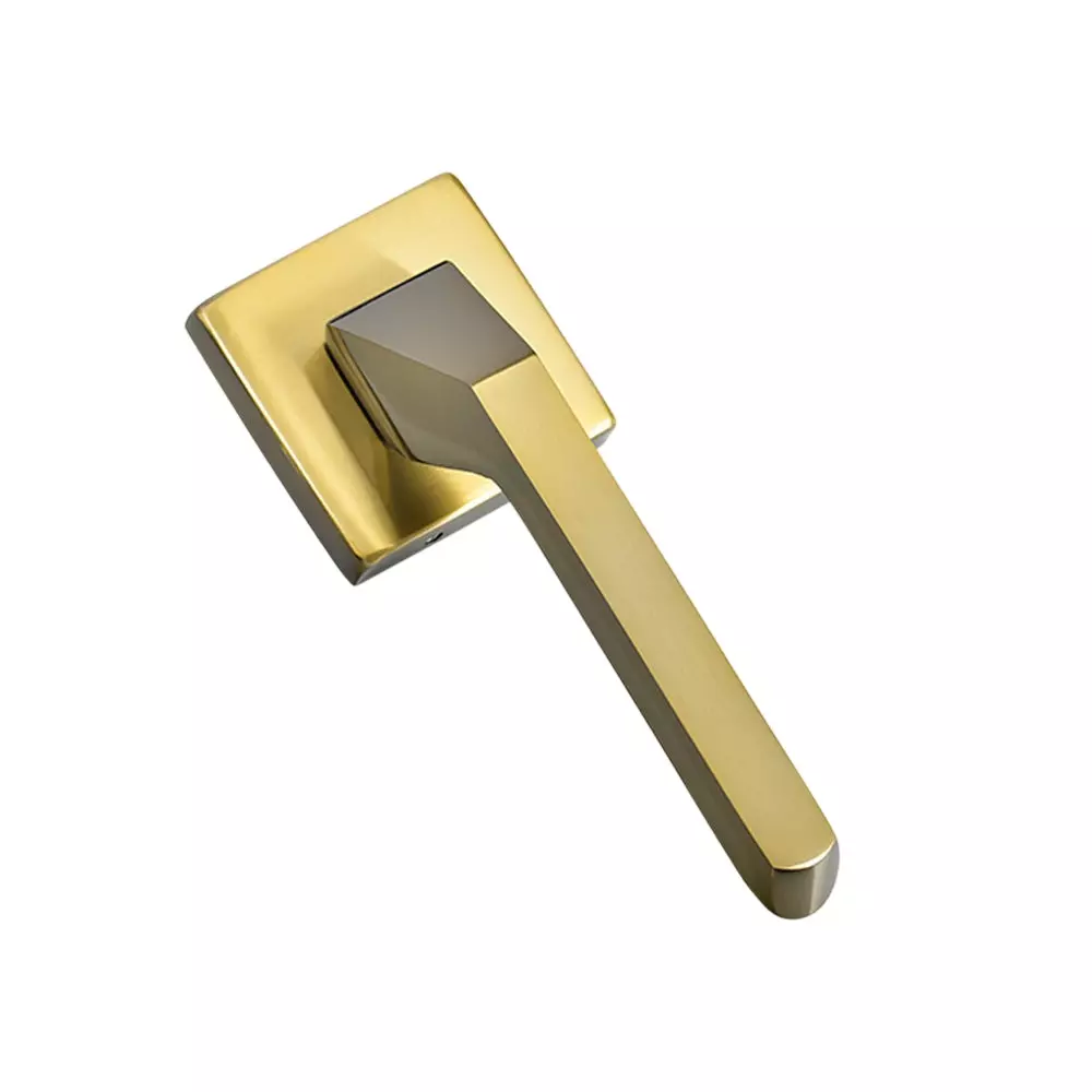 Link Vivid Rose Door Handle Both Side Key Antique Finish