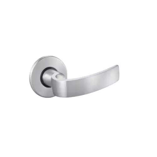 DORMA Solid Lever Handle With Ultra Slim Rose And Escutcheons Arc Designer SNP Finish, 9126110