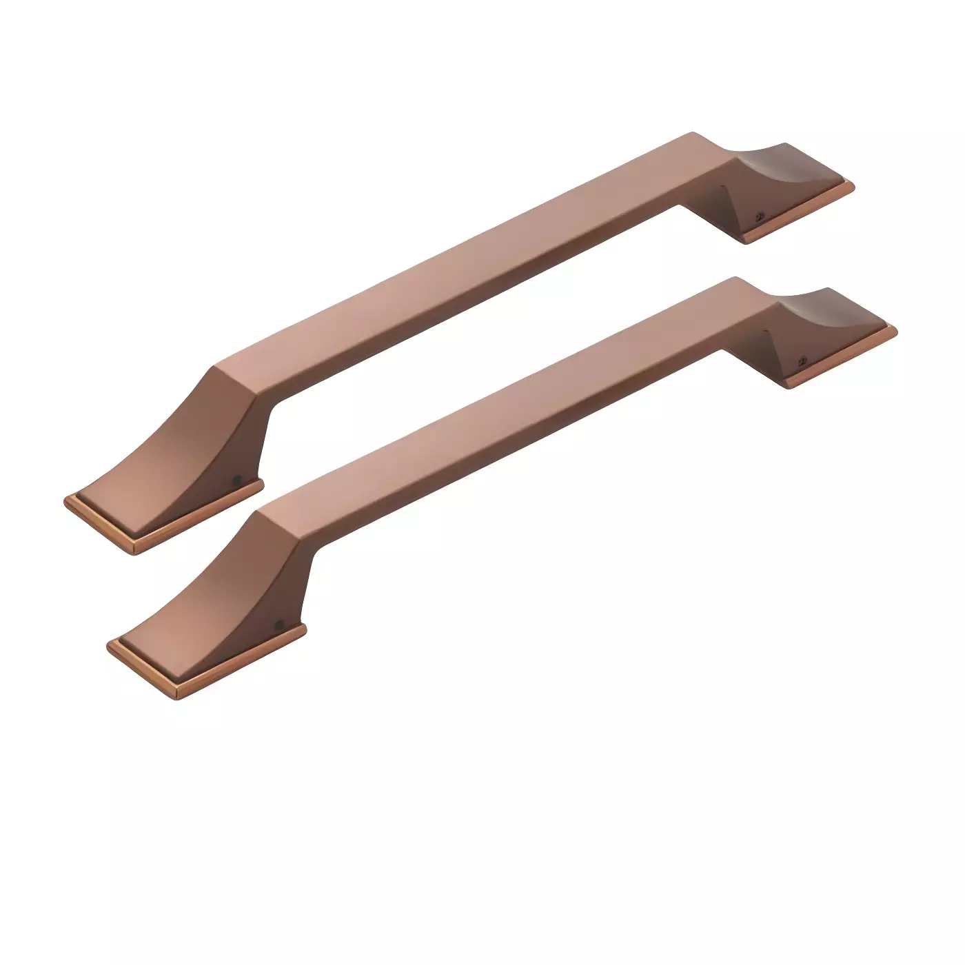 Altitude Main Door Pull Handle Ripon Series Size 300 mm in Metal Body Matt RG/PVD RG Finish for Residential & Commercial Space (Set of 2)