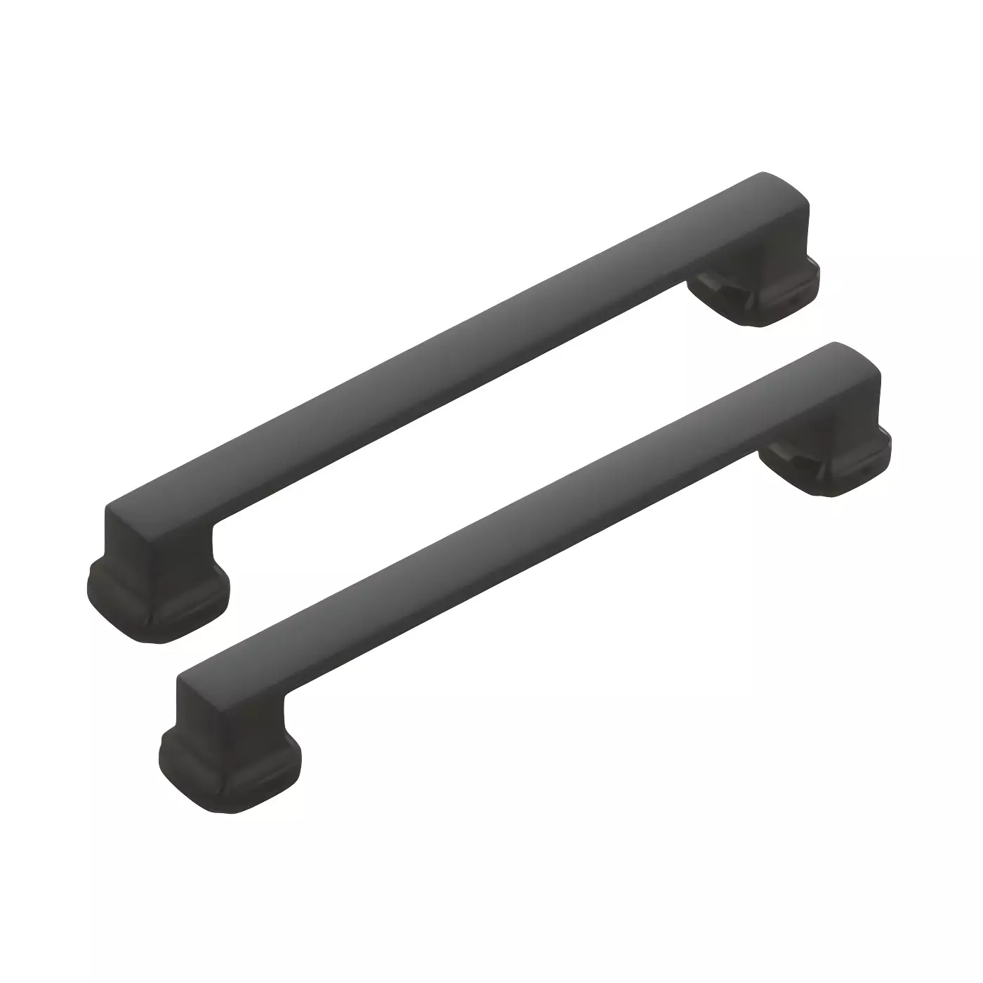 Altitude Main Door Pull Handle Toss Series Size 450 mm in Metal Body M.Black/G.Black Finish for Residential & Commercial Space (Set of 2)