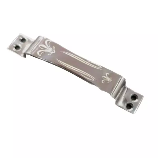 PRADO Front Screw Handle for Drawers and Compartments, FLORA STEEL