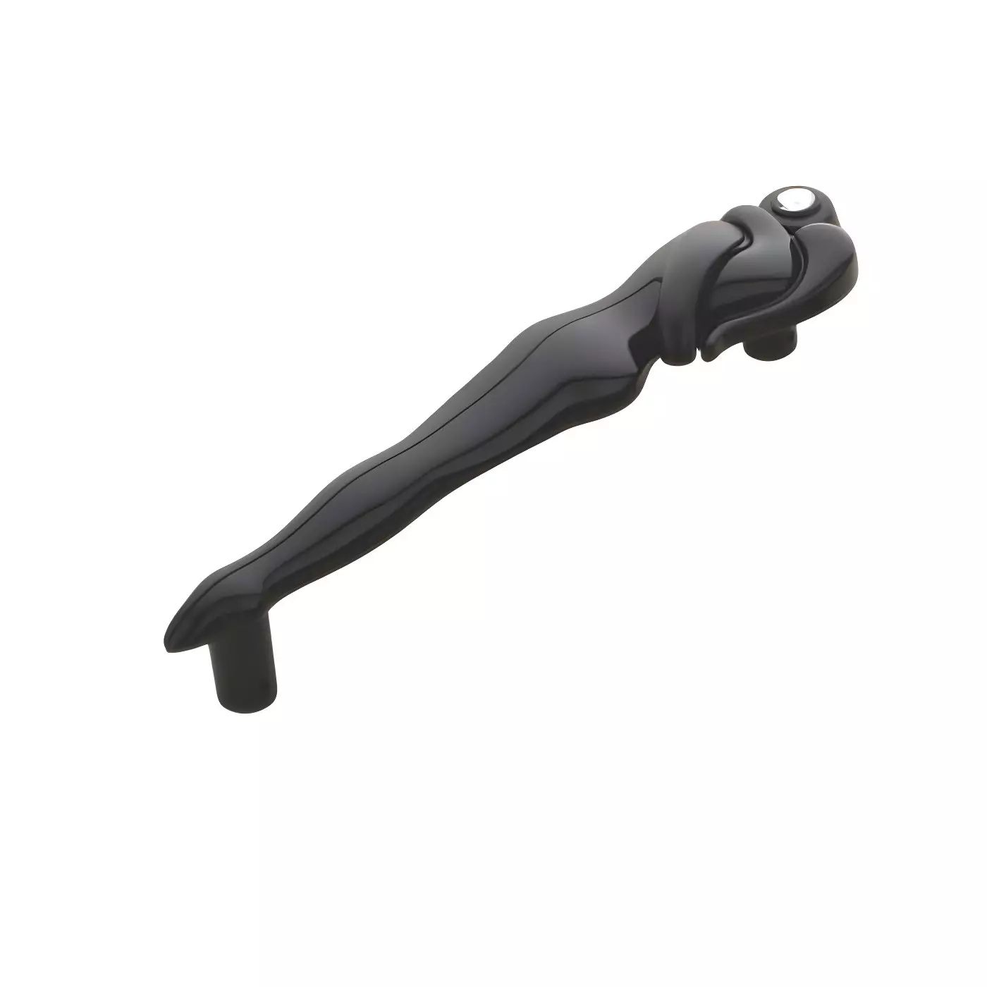 Altitude Main Door Pull Handle Size 250 mm in Metal Body PVD Black/Black Finish for Residential & Commercial Space, 3050
