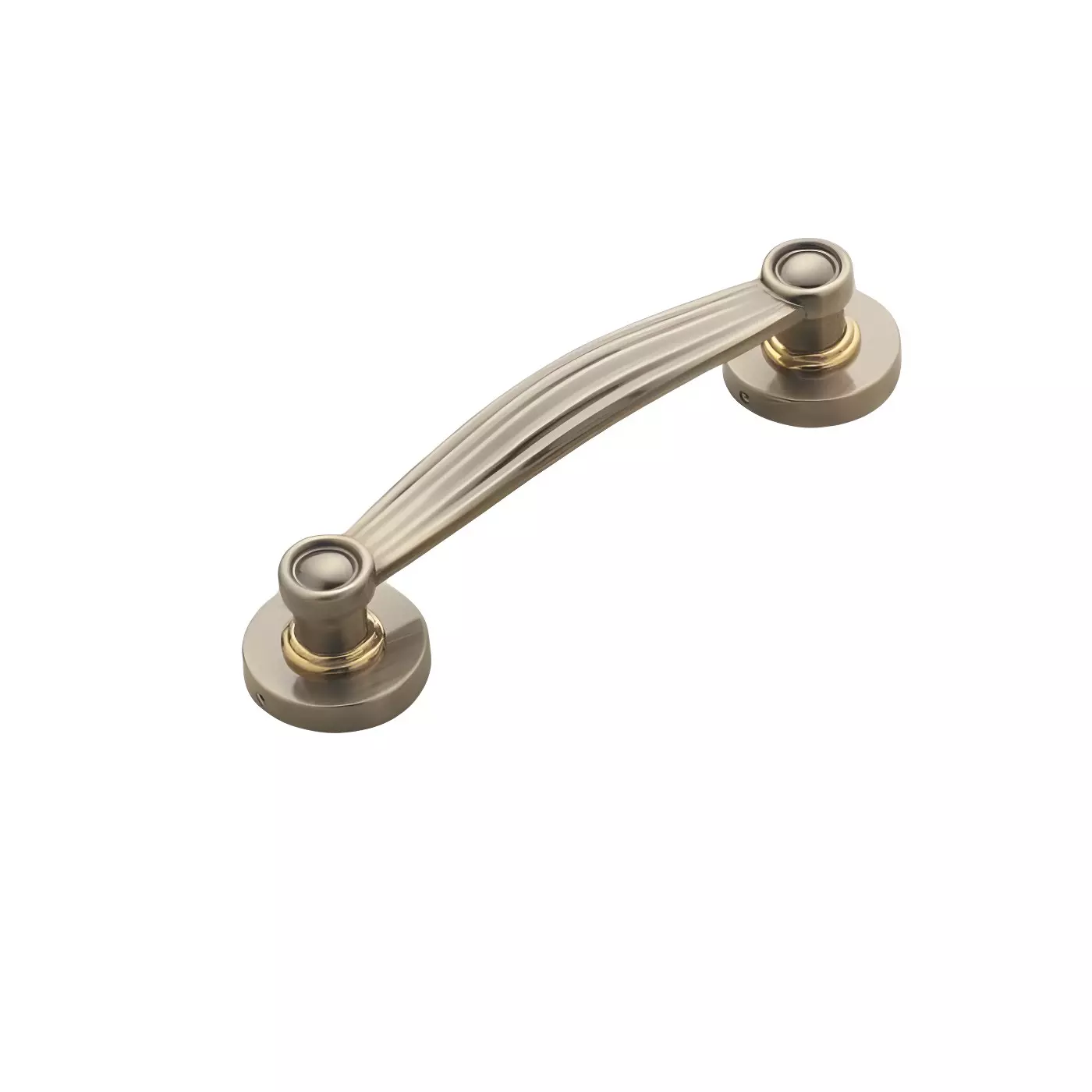 Altitude Conceal Door Pull Handle Omega Series Size 8 inch (203.2 mm) in Metal Body AB/PVD Gold Finish for Residential & Commercial Space