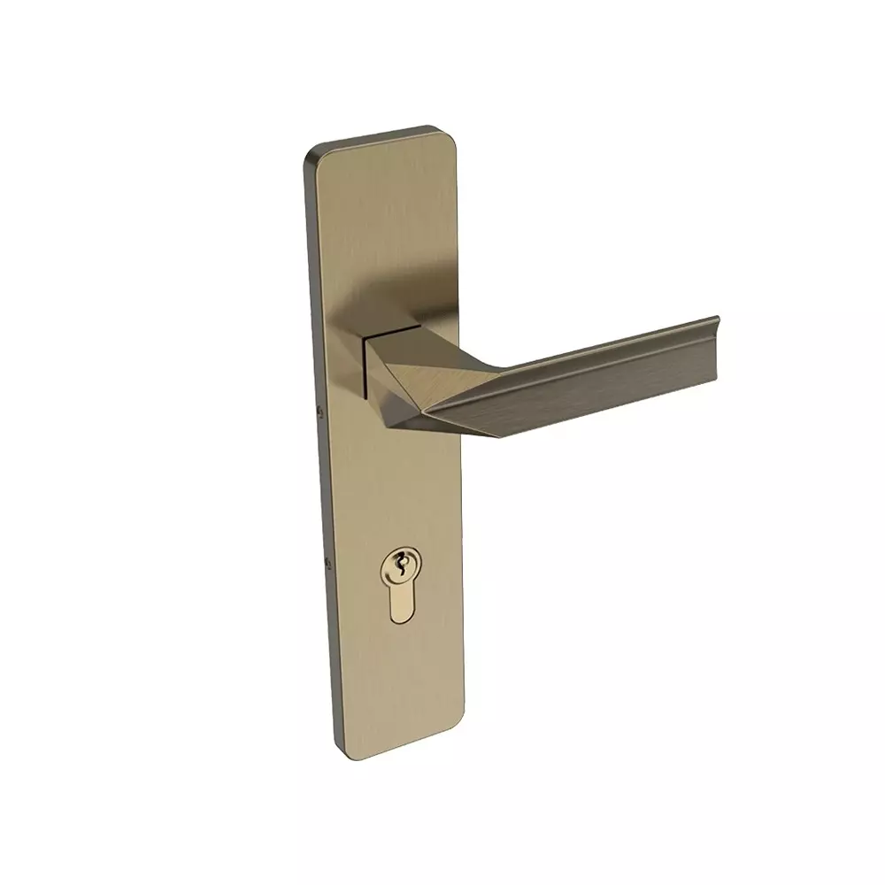 GODREJ Cameo Plate Handle 250 mm Urban Chic Theme Antique Brass Finish, 9227