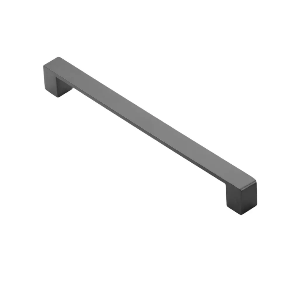 Paras KAZO Main Door Handle 300 mm Hole to Hole Distance Stainless Steel Material Graphite Finish, PE-306