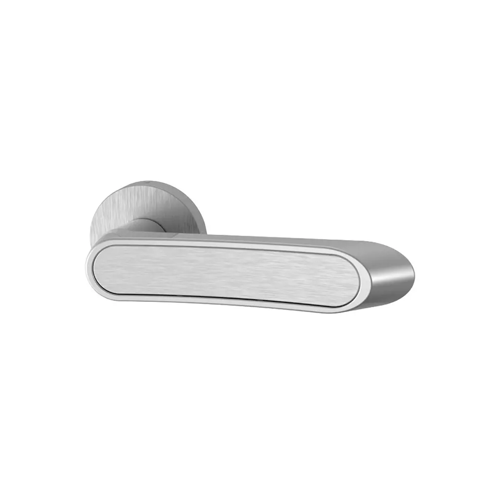 GODREJ NEH 21 Rose Handle 28-40 mm Door Thickness Satin Steel Finish, 3533