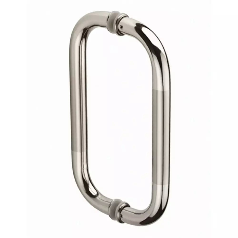 Paras Stainless Steel Glass Door Handle Two-Tone (T.T) Finish D-Type (Hole to Hole Distance: 250 - 350 mm)