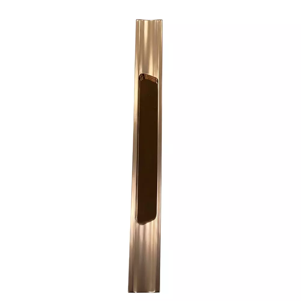 Paras WAVE Concealed Sliding Door Handle Aluminium 600 mm Hole to Hole Distance Rosegold Finish, 702