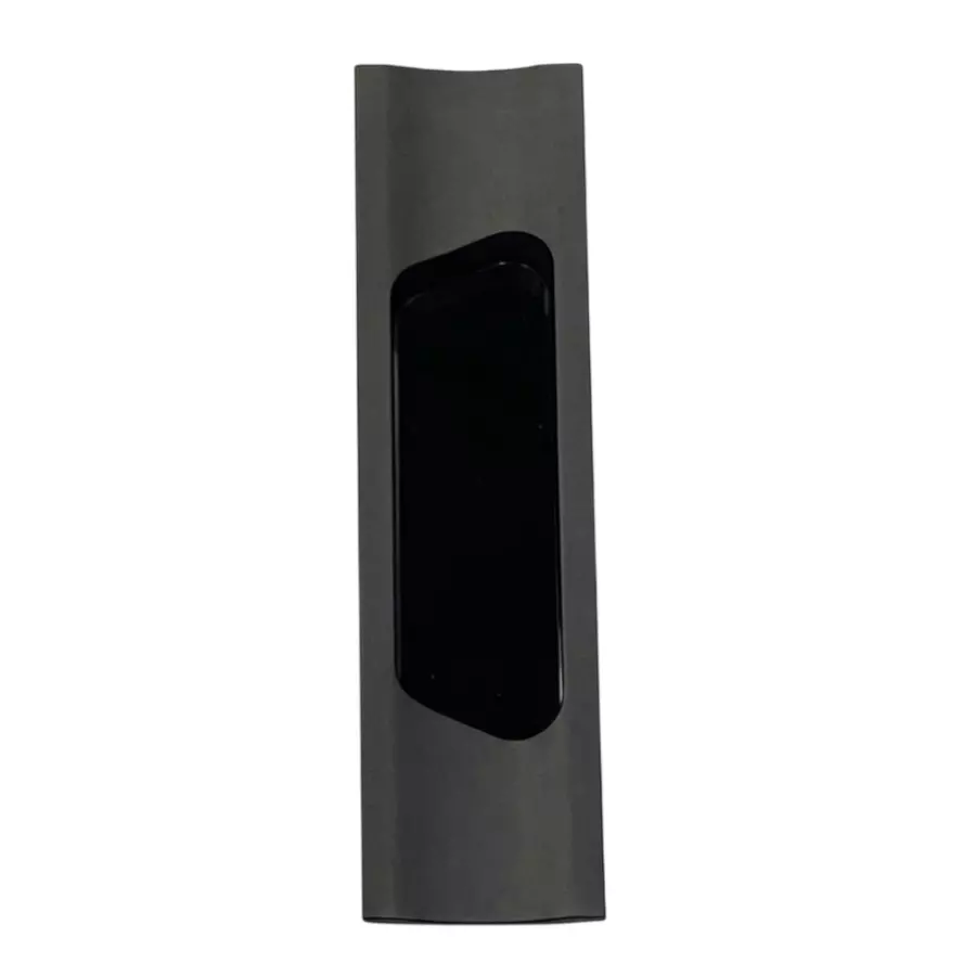 Paras WAVE Aluminium Concealed Sliding Door Handle Black Matt Finish 702 (Hole to Hole Distance: 96 - 900 mm)