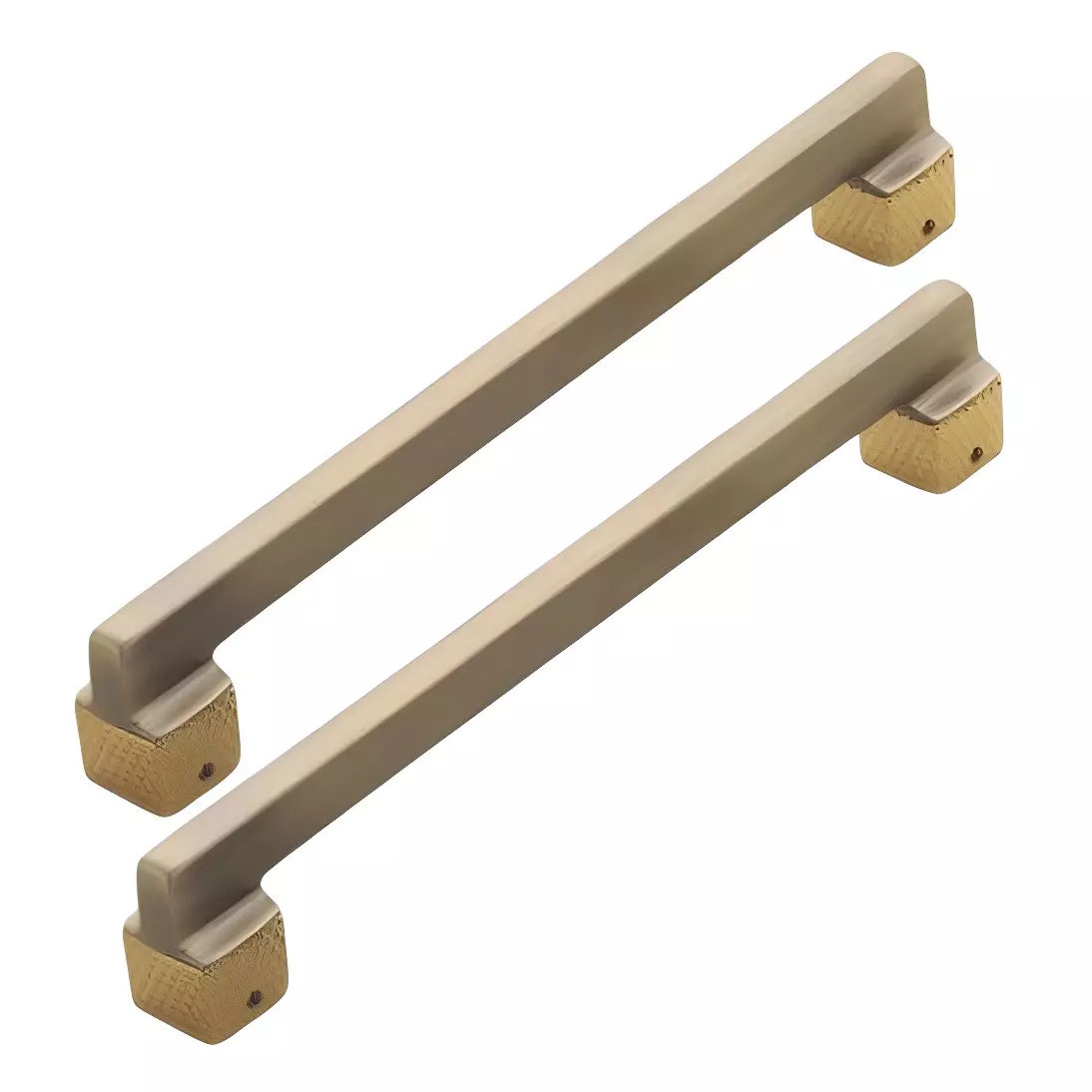 Altitude Main Door Pull Handle Walton Series Size 450 mm in Metal Body AB/PVD Gold Finish for Residential & Commercial Space (Set of 2)
