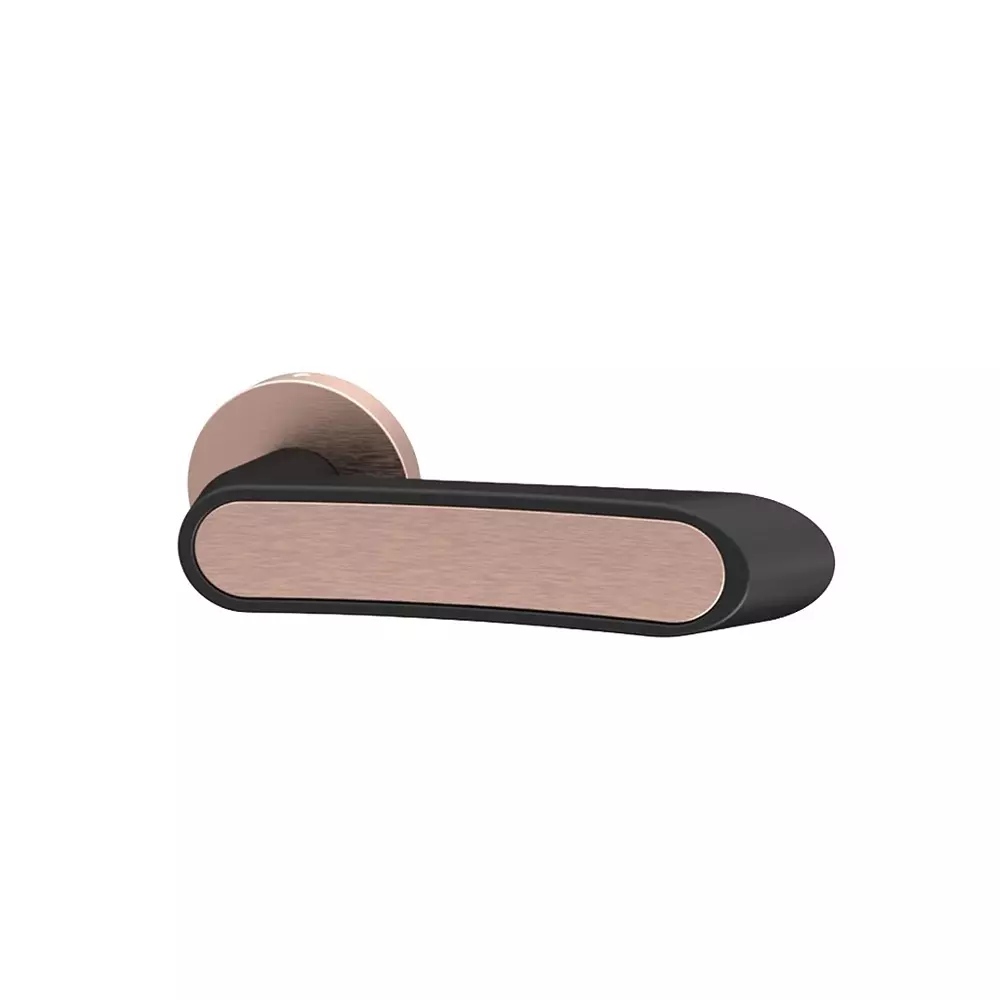 GODREJ NEH 21 Rose Handle 28-40 mm Door Thickness Black Antique Copper Finish, 3563