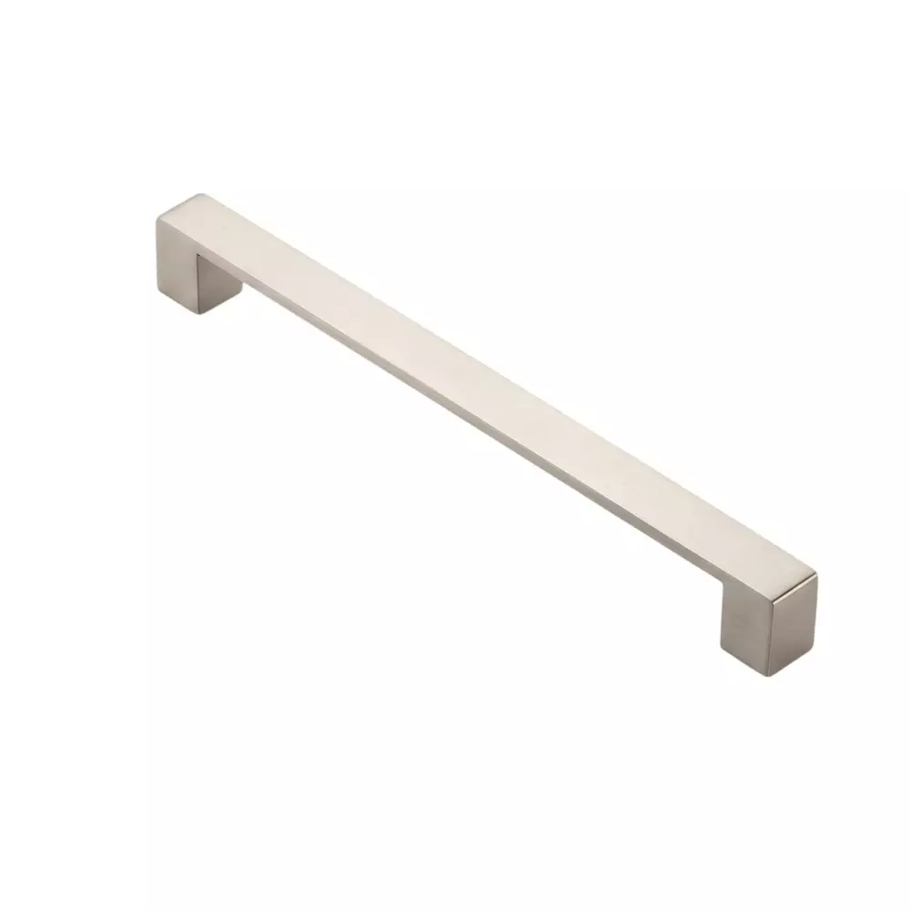 Paras KAZO Main Door Handle 300 mm Hole to Hole Distance Stainless Steel Material Silver Satin (S.S) Finish, PE-306