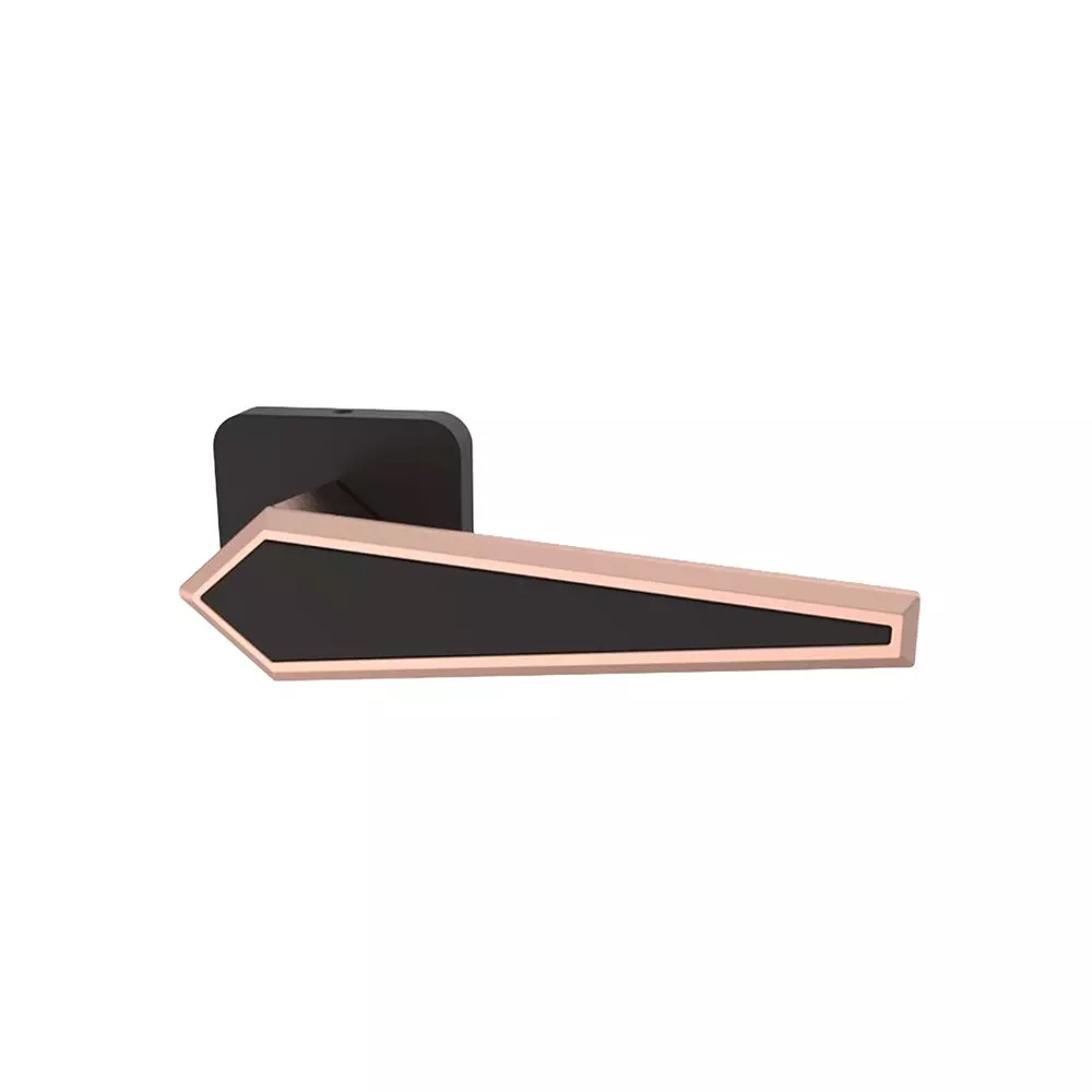 GODREJ NEH 22 Rose Handle 28-40 mm Door Thickness Matte Black Rose Finish, 3769