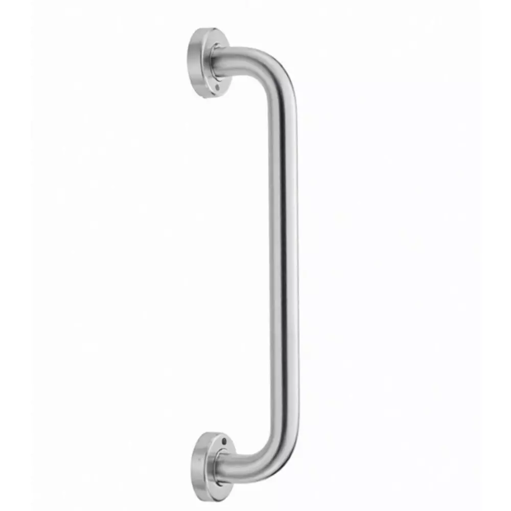Paras Grab Bar Handle Stainless Steel 300 mm Hole to Hole Distance 25 mm Diameter Silver Satin (S.S) Finish