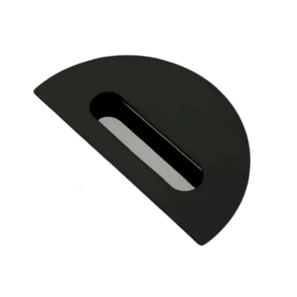 Paras MOON Concealed Sliding Door Handle Stainless Steel 100 mm (4 inch) Hole to Hole Distance Black Matt Finish, 704