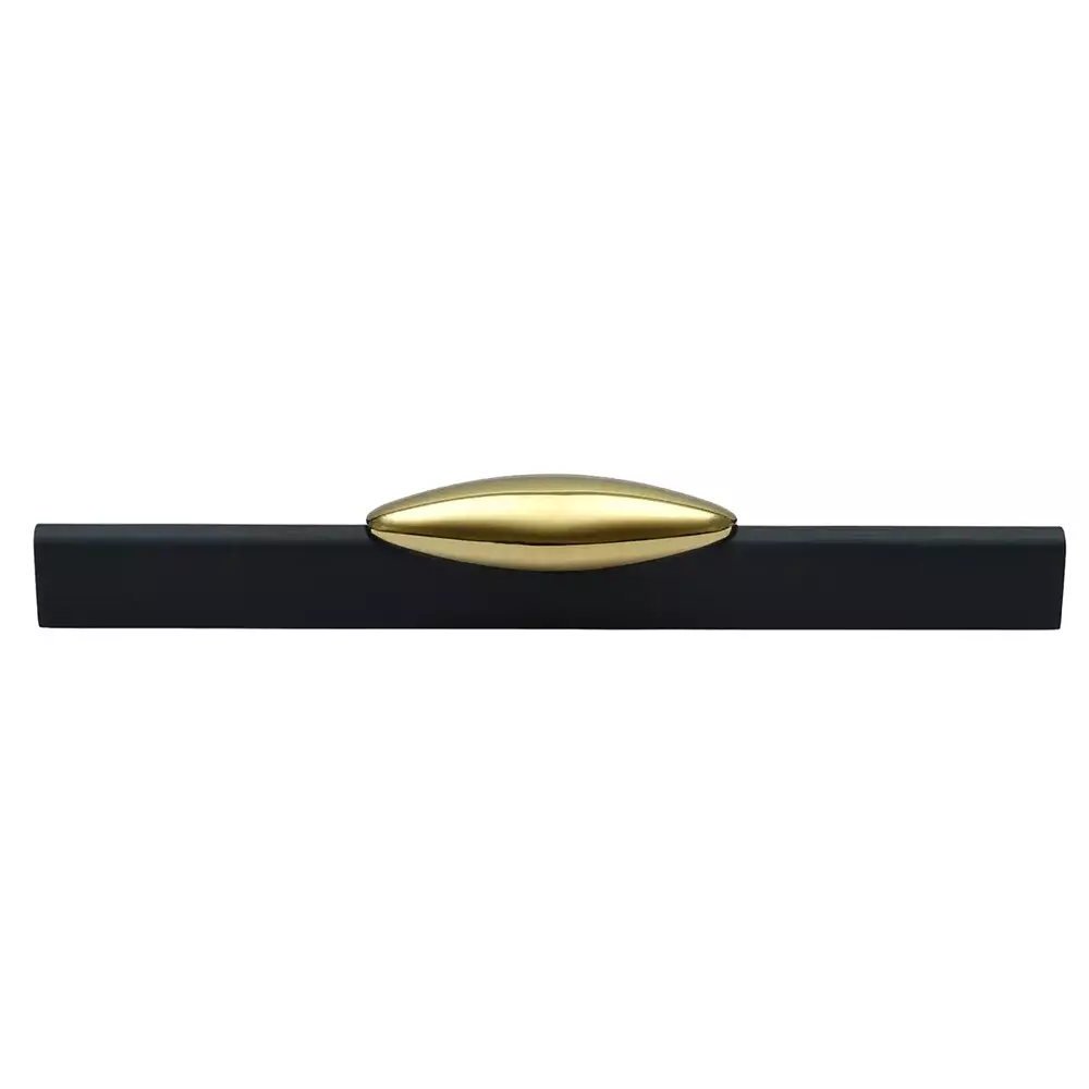 Decorio Wardrobe Handle 320 mm Z Black / PVD Gold, WDC-1173