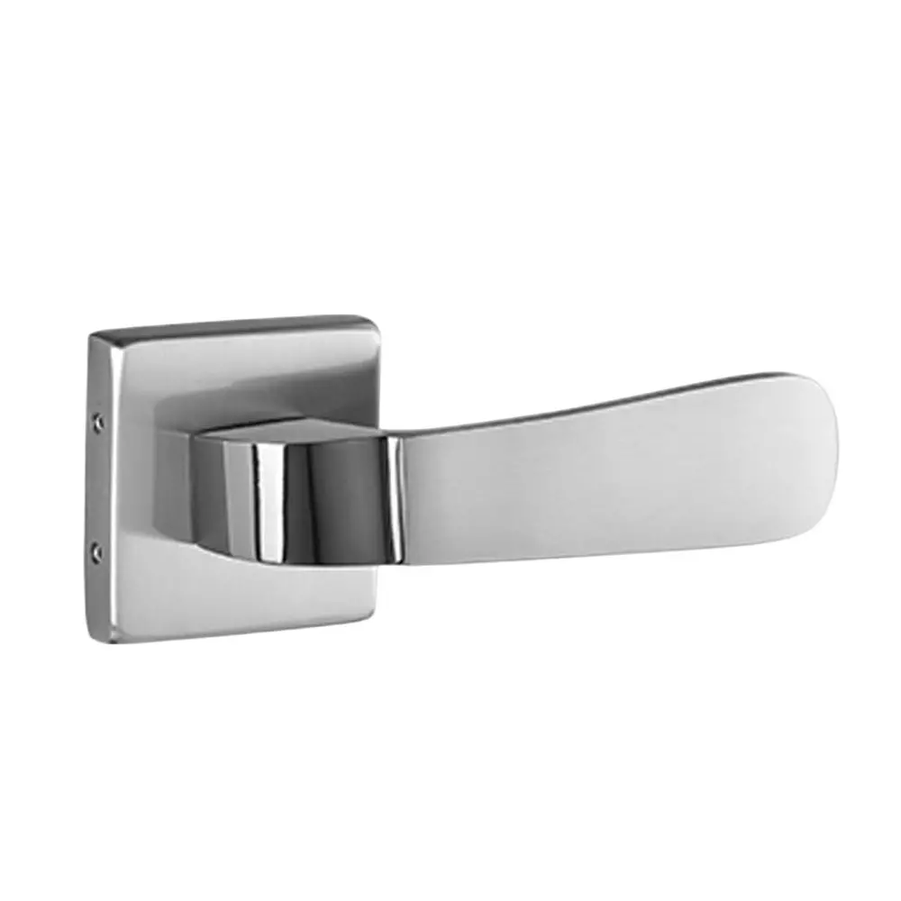 Link Invincible Rose Door Handle BSK Black Silver 60 mm