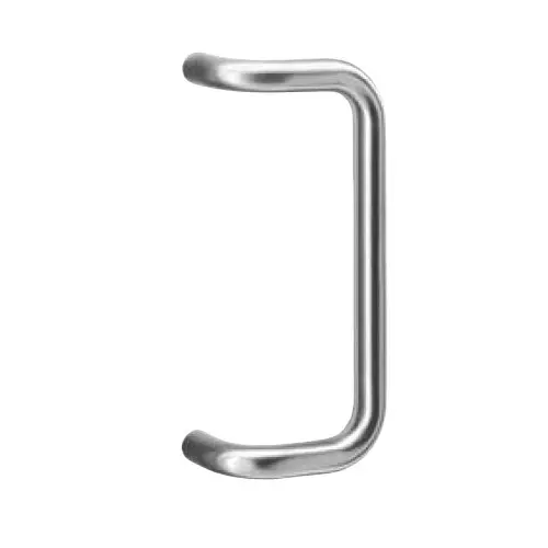 DORMA D Type Offset Pull Handle TGDI Stainless Steel 304 Satin Finish 600 mm C to C, 9125550