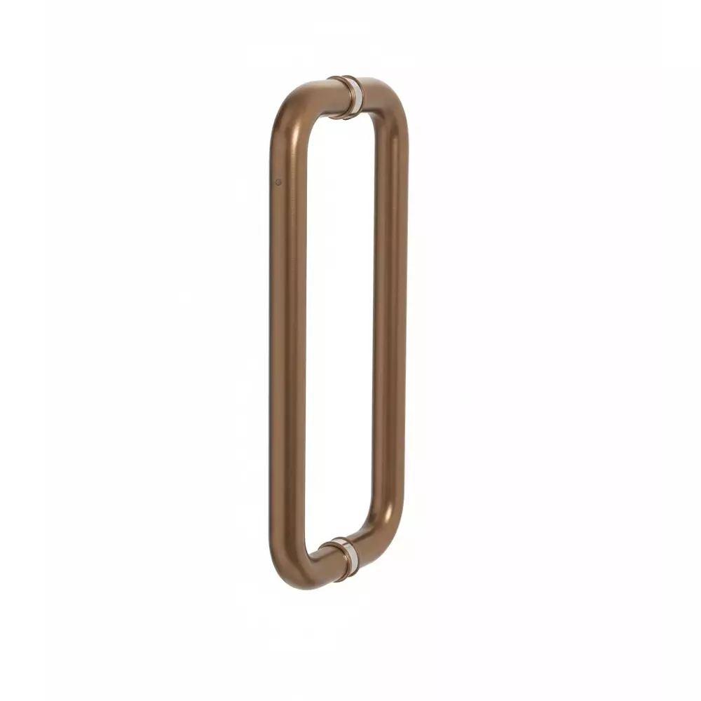 AIDO XL-C D-Type Pull Handle Rose Gold PVD Finish 22 mm Dia 322 mm Length, XL-C 3071