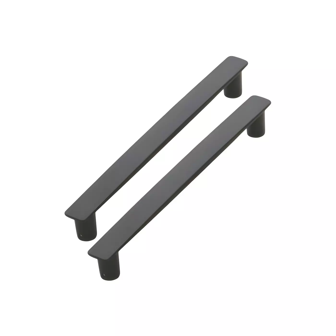 Altitude Main Door Pull Handle Samsung Series Size 450 mm in Metal Body Black Finish for Residential & Commercial Space (Set of 2)