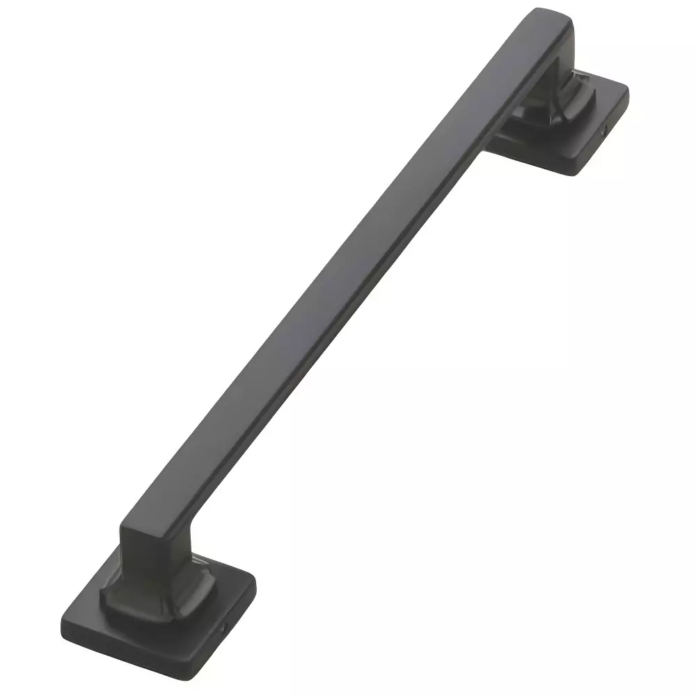 Altitude Conceal Door Pull Handle Toss Series Size 8 inch (203.2 mm) in Metal Body Black Finish for Residential & Commercial Space