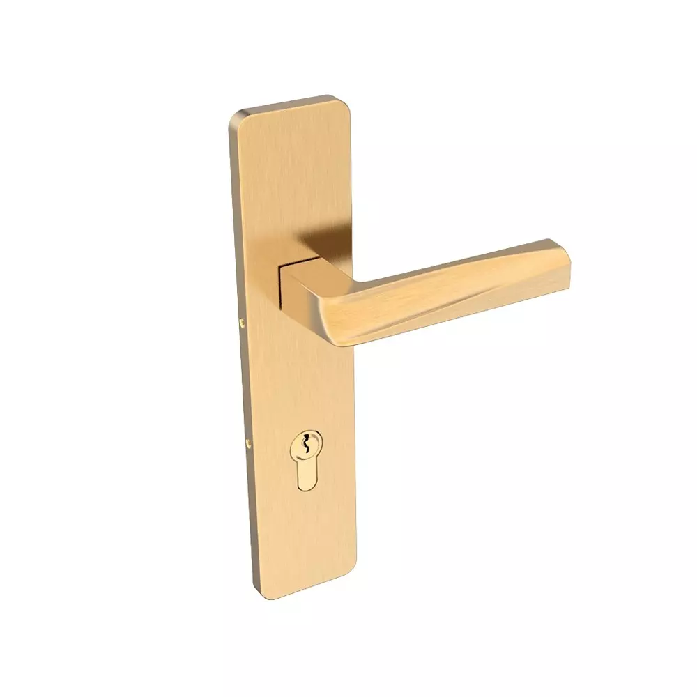 GODREJ Ugo Plate Handle 250 mm Euro Modern Theme Sunset Rose Gold Finish, 9274