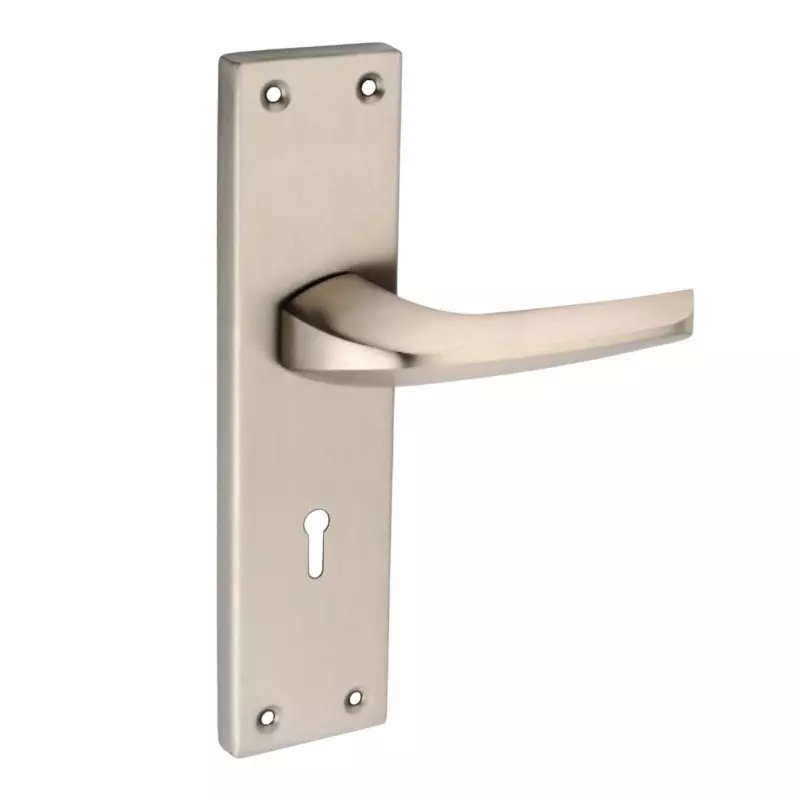 Harrison Door Handle 200 mm Plate Size SS/CP Finish for Aluminium & Wooden Door, B-555