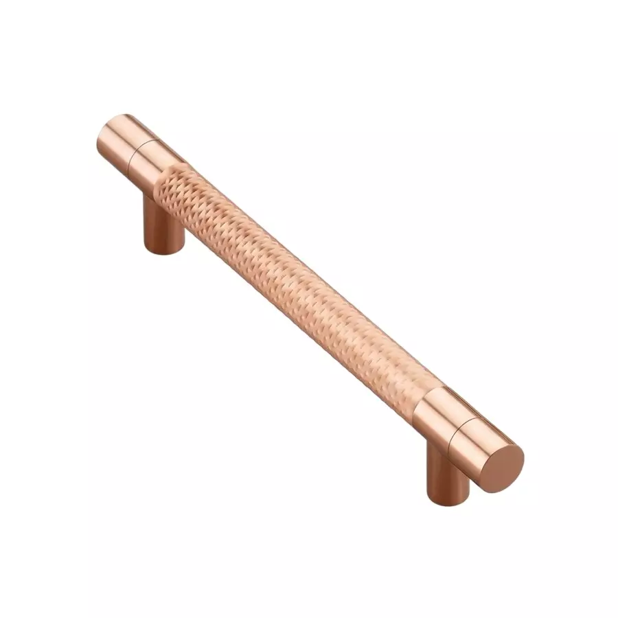 Paras DIAMOND Main Door Handle 450 mm Hole to Hole Distance Aluminium Material Rosegold Matt Finish, PE-312