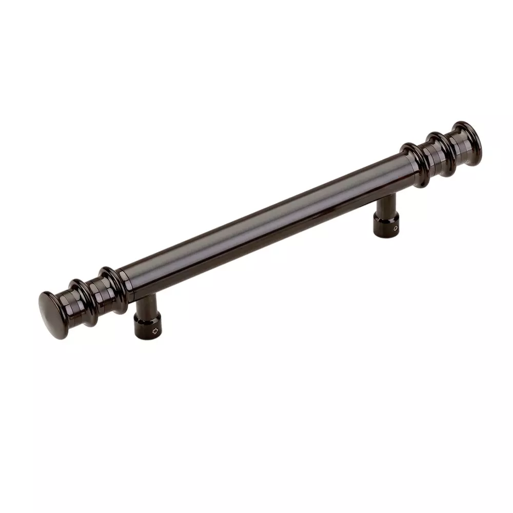 Paras 3 RING Stainless Steel Main Door Handle Black PVD Finish PE-332 (Hole to Hole Distance: 200 - 300 mm)