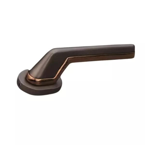 Paras Mortise Handle Zinc Material STB + PVD Rosegold Finish for Wooden, Metal & Composite Doors, P 2042