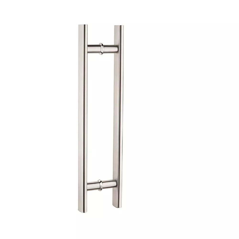 GEZE Stainless Steel 304 H Type Pull Handle Size CC 550 mm EE 600 mm and 10-90 mm Door Thickness, 8115410 (Set of 2)