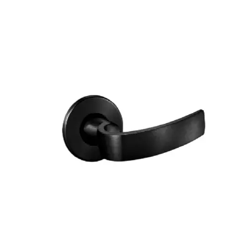 DORMA Solid Lever Handle With Ultra Slim Rose And Escutcheons Arc Designer Matt Finish, 9126117