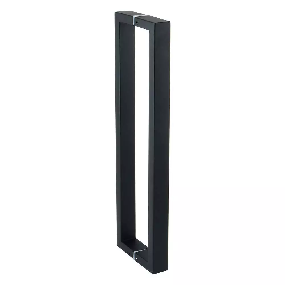 AIDO XL-C Pull Handle Square Shape Glossy Black PVD Finish 25x25 mm Dia Zinc Alloy, XL-C 3051