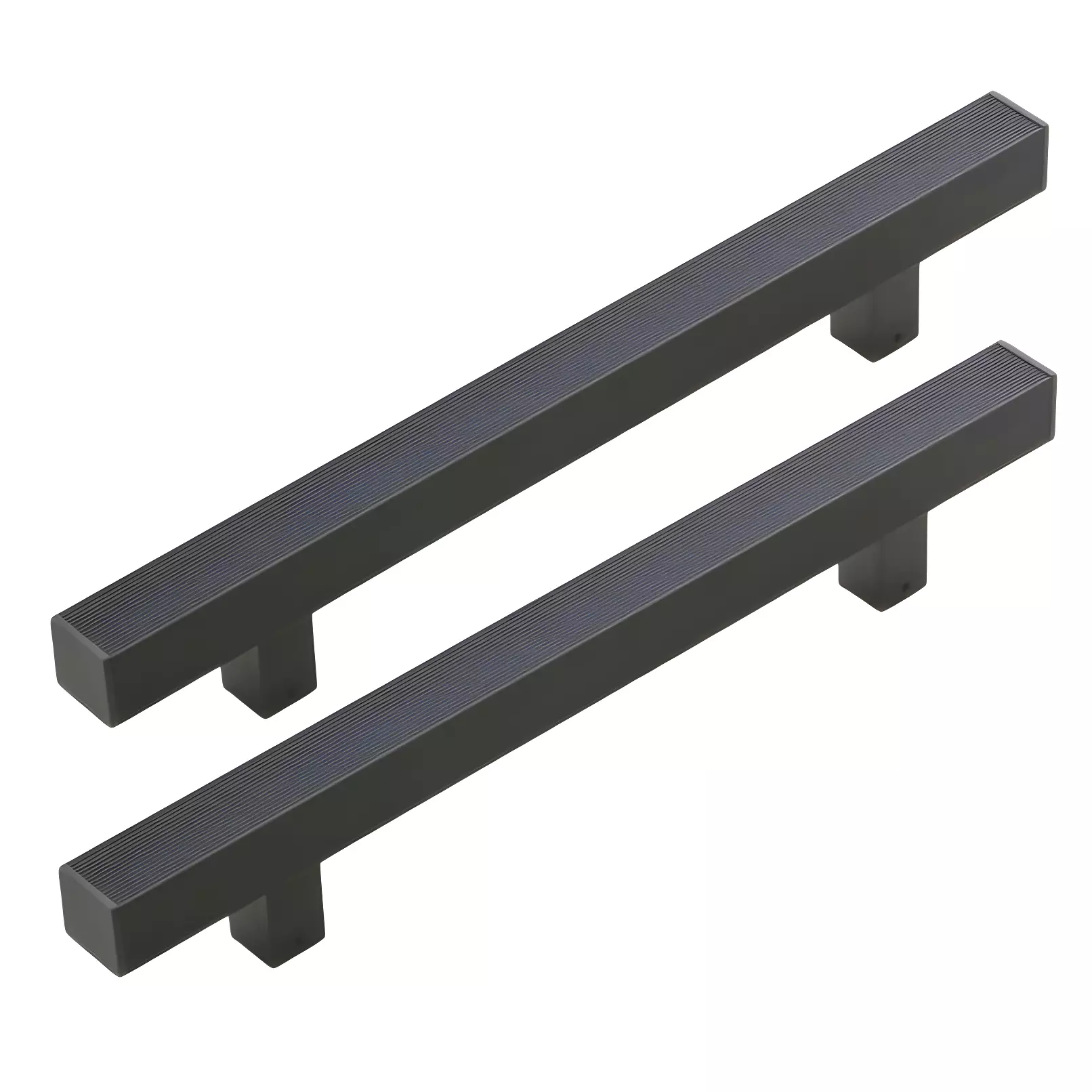 Altitude Main Door Pull Handle Relish Series Size 600 mm in Metal Body Black Finish for Residential & Commercial Space (Set of 2)