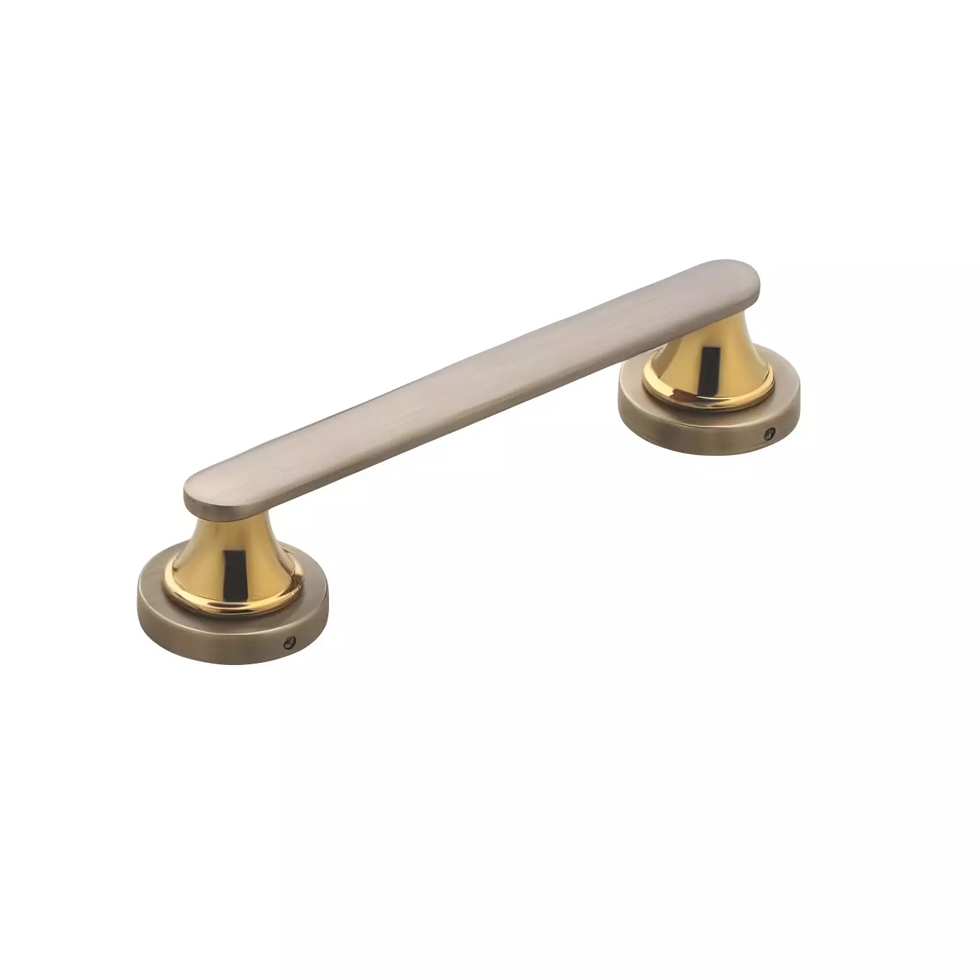 Altitude Conceal Door Pull Handle Bonn Series Size 8 inch (203.2 mm) in Metal Body PVD Gold/AB Finish for Residential & Commercial Space